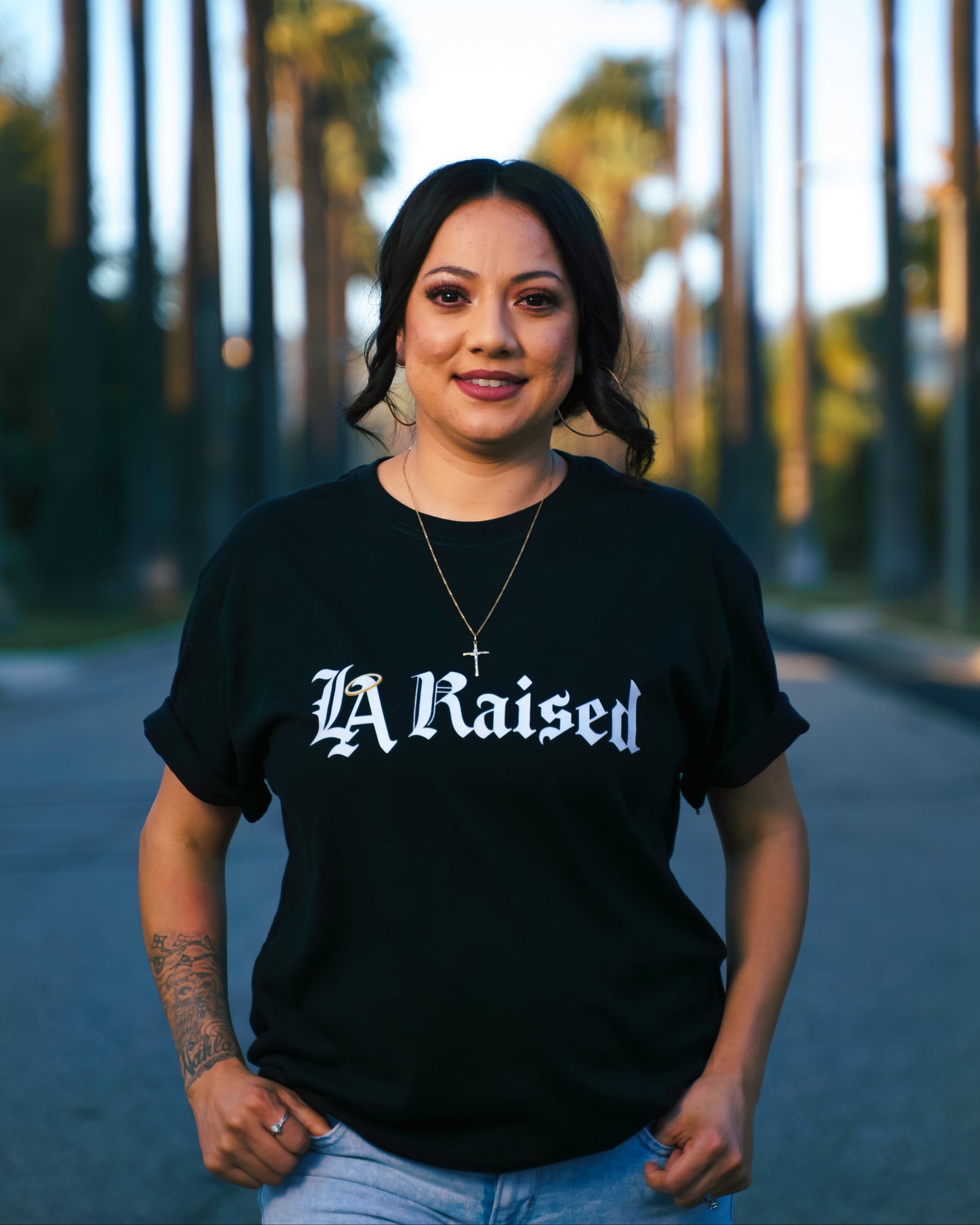 Women's LA RAISED Heavyweight Oversized T-Shirt